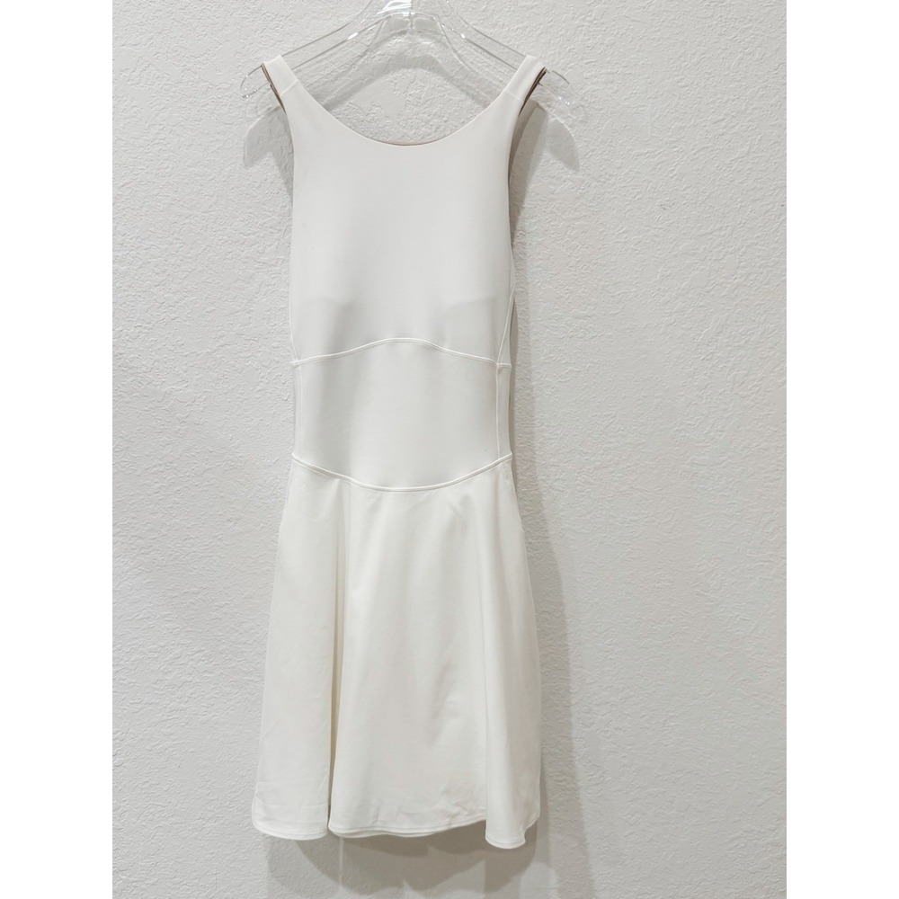NWT Lululemon Court Crush Athletic Dress 14 White Tennis Golf Built In Shorts - Picture 2 of 13
